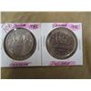 Image 1 : 1985 & 1986 CANADA VOYAGER DOLLARS