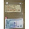 Image 2 : SET OF 2 WORLD CURRANCY BANK NOTES