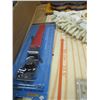 Image 4 : FREIGHT DAMAGE (AS IS):  FLAT C/W BROOM, LITES, RULER, MISC