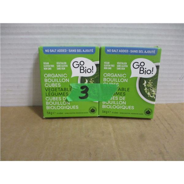 SHELF PULLS (AS IS):  VEGETABLE BOUILLION (2 X 6 CUBES) - BUNDLE