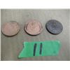 Image 1 : BAG C/W 3 ASSORTED FOREIGN COINS