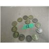 Image 1 : BAG C/W 13 ASSORTED FOREIGN COINS