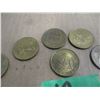 Image 2 : BAG C/W 13 ASSORTED FOREIGN COINS