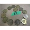 Image 5 : BAG C/W 13 ASSORTED FOREIGN COINS