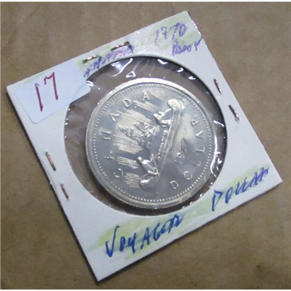 1970 PROOF CANADA VOYAGER DOLLAR