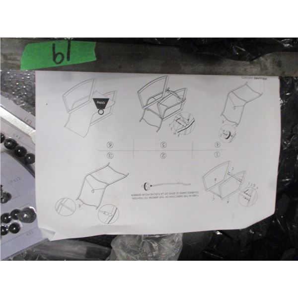 FREIGHT DAMAGE (AS IS):  LAWN CHAIR