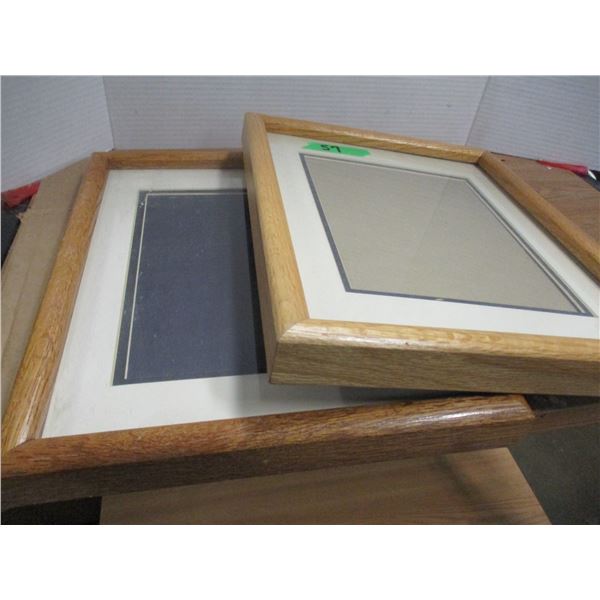 2 - PICTURE FRAMES (16" X 12")