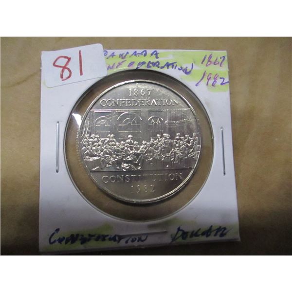 1867 - 1982 PROOF LIKE CONFEDERATION CONSTITUTION DOLLAR
