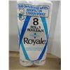 Image 1 : 8 ROLLS OF 2 PLY ROYALLE TOILET TISSUE