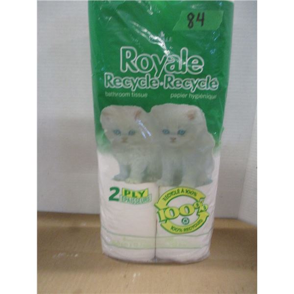 8 ROLLS ROYALE TOILET TISSUE (RECYCLE)