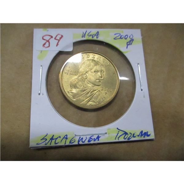 2000P SACAGAWEA UNCIRCULATED USA DOLLAR