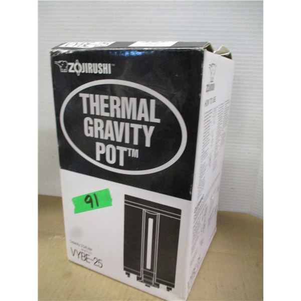 THERMAL GRAVITY POT (NOT COMPLETE)