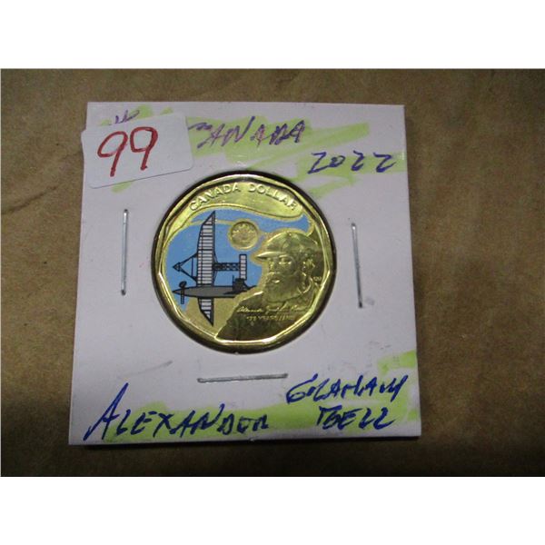 2022 ALEXANDER GRAHAM BELL CANADA DOLLAR