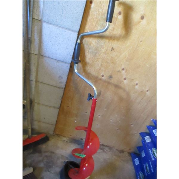 LIKE NEW:  MANUAL ICE AUGER