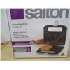 Image 3 : ESTATE/NEW (AS IS):  SALTON SANDWICH MAKER IN ORIGINAL BOX