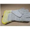 Image 2 : STORE CLOSE-OUT (AS IS):  SPLIT LEATHER GLOVES - PAIR (SIZE LARGE)