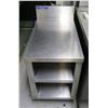 Image 1 : Lambertson Industries Utility Table w/ Undershelf & Backsplash 30" x 18" x 30"H
