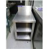 Image 2 : Lambertson Industries Utility Table w/ Undershelf & Backsplash 30" x 18" x 30"H