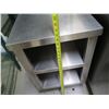 Image 9 : Lambertson Industries Utility Table w/ Undershelf & Backsplash 30" x 18" x 30"H