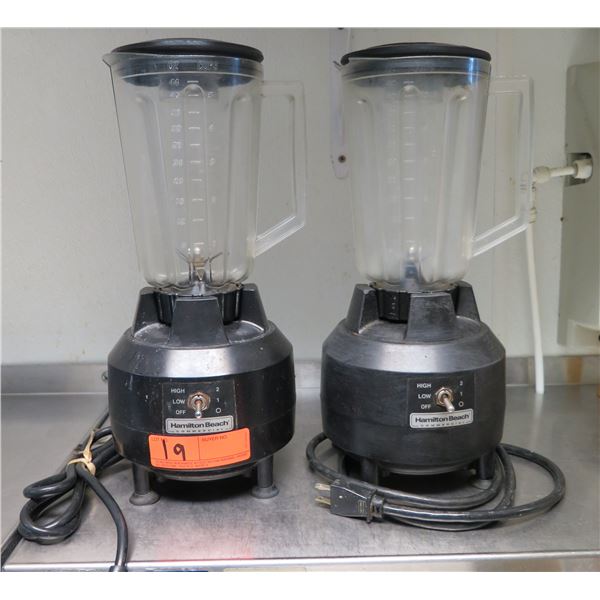 Qty 2 Hamilton Beach Commercial Blenders