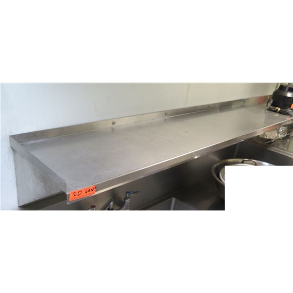 Metal Wall-Mount Shelf 69" x 15"