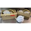 Image 1 : Qty 2 Boxes (4 total) Ceramic Tea Pots w/ Handles 5"H