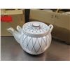 Image 2 : Qty 2 Boxes (4 total) Ceramic Tea Pots w/ Handles 5"H