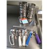 Image 1 : Multiple Metal Bowls, Funnel, Ice Cream Scoops, etc
