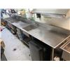 Image 2 : Double-Basin Commercial Sink w/ Drainboard & 160" x 30" (contents not included) pickup 9/18