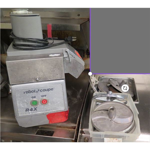 Robot Coupe R4X Version D Food Processor w/ Attachments