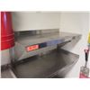 Image 8 : Qty 3 Metal Wall-Mount Shelving Units, 15" Wide, Lengths 69", 31", 24"