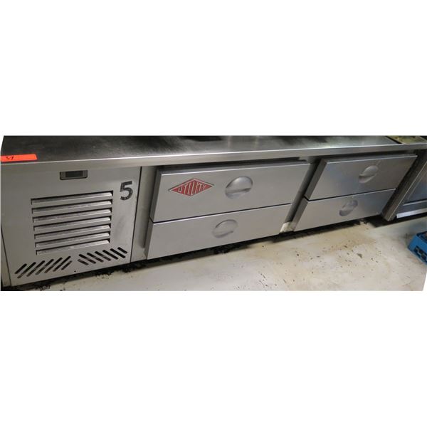 Utility Metal 4-Drawer Cabinet (broken - used as dry storage), pick up 9/18