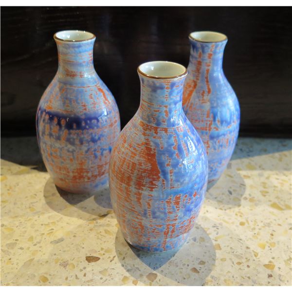 Qty Approx. 12 Multi-Colored Sake Jugs
