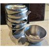 Image 1 : Qty Approx. 19 Round Metal Katakuchi Bowls w/ Spouts 6" dia