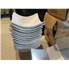 Image 3 : Qty Approx. 80 Curved Square Bowls 6"W