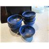 Image 2 : Qty Approx. 28 Blue Glazed Ceramic Bowls, 6.5" Dia