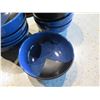 Image 3 : Qty Approx. 28 Blue Glazed Ceramic Bowls, 6.5" Dia
