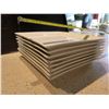 Image 3 : Qty Approx. 50 Miyako Fine Porcelain Square Plates w/ Raised Edges 12"