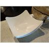 Image 2 : Qty Approx. 22 Curved Square Porcelain Bowls, 8.5" W