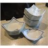 Image 1 : Qty Approx. 20 Curved Porcelain Bowls w/ Design, 6" W