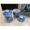 Image 2 : Qty Approx. 30 Footed Floral Rice Bowls w/ Covers, 3" Dia