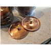 Image 3 : Qty Approx. 18 Metal Pots 5" Dia w/ 8 Covers