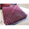 Image 2 : Qty Approx. 35 Dri-Dek Interlocking Bar Counter Tiles 12" x 12"