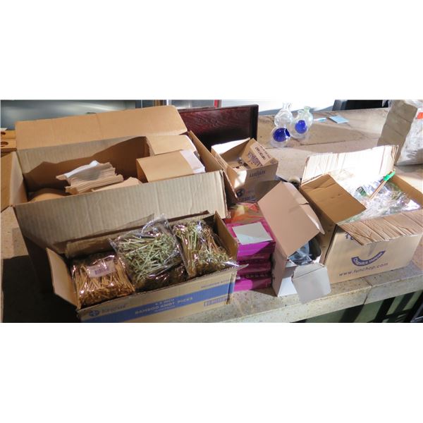 Misc Supplies: Napkins, Chopsticks, Fun Chop Rests, etc