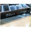 Image 3 : Titos Condiment Bar & 2 Black Wine Bottle Display Holders