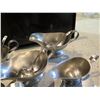 Image 4 : Qty 6 Metal Gravy Boats w/ Some Spoons, Misc Sizes