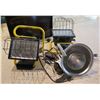Image 1 : Multiple Designer's Edge Work Lights w/ Metal Cage & Stand, etc