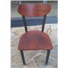 Image 1 : Qty 22 Wooden Chairs 18" x 17" x 38"H