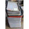 Image 1 : Qty Approx. 50 Metal Baking Sheets, Plastic Trays, etc. (Misc Sizes)