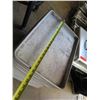 Image 8 : Qty Approx. 50 Metal Baking Sheets, Plastic Trays, etc. (Misc Sizes)